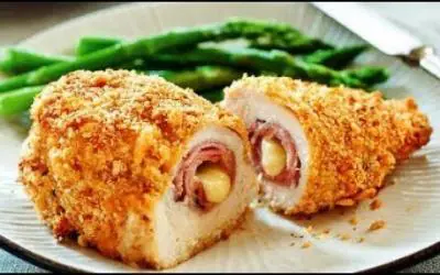 Φιλέτο κοτόπουλο γεμιστό στη γάστρα, με πιπεριές!